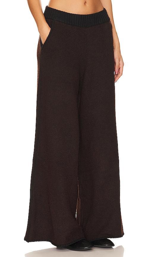 Piped Wide Leg Pull On Knit Pant WeWoreWhat Product Image