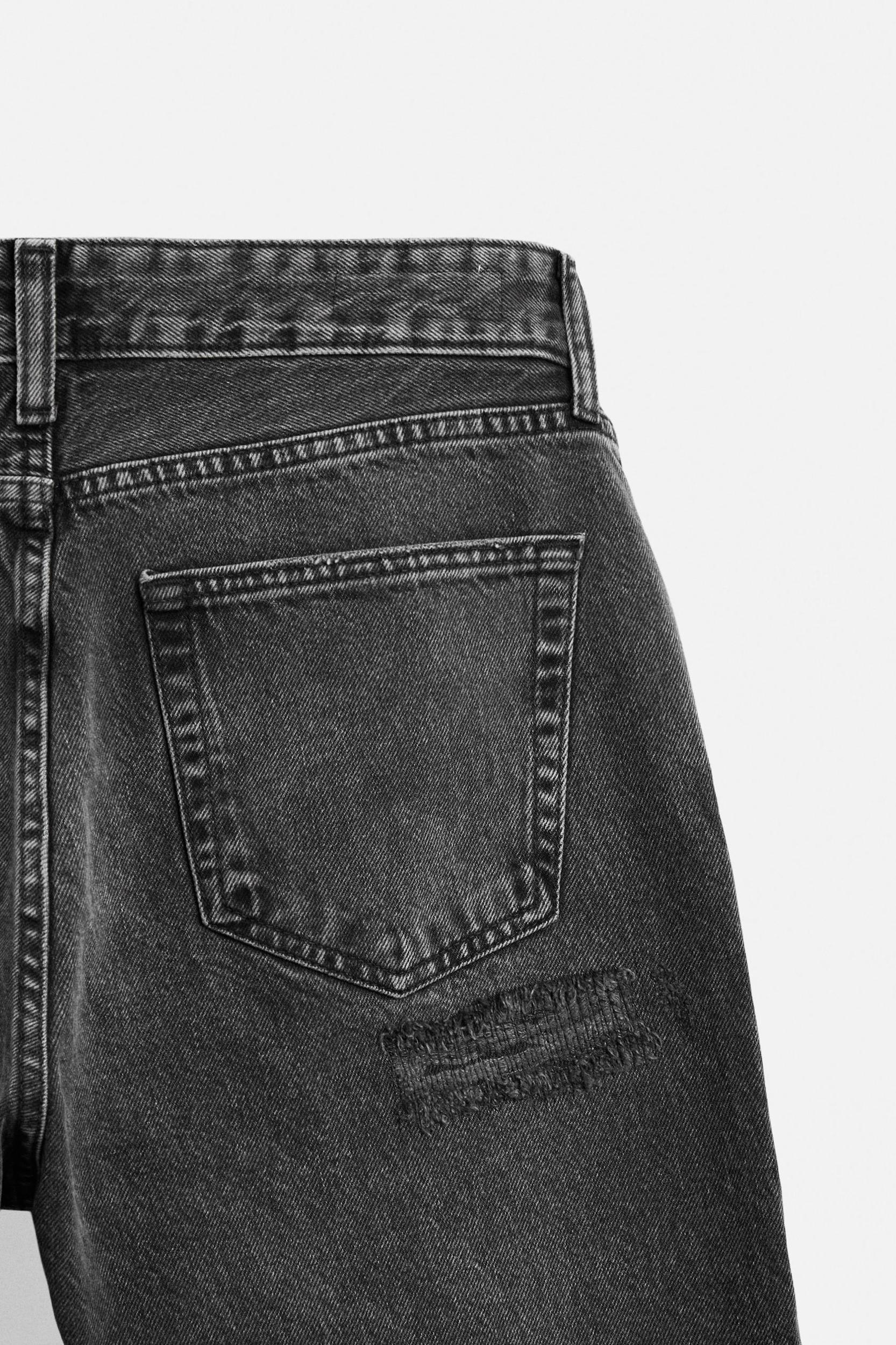 RIPPED FLARE FIT JEANS Product Image