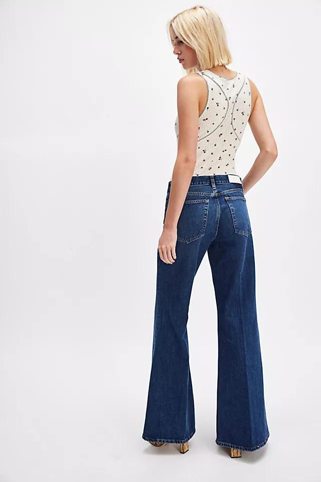 RE/DONE Baggy Flare Jeans Product Image