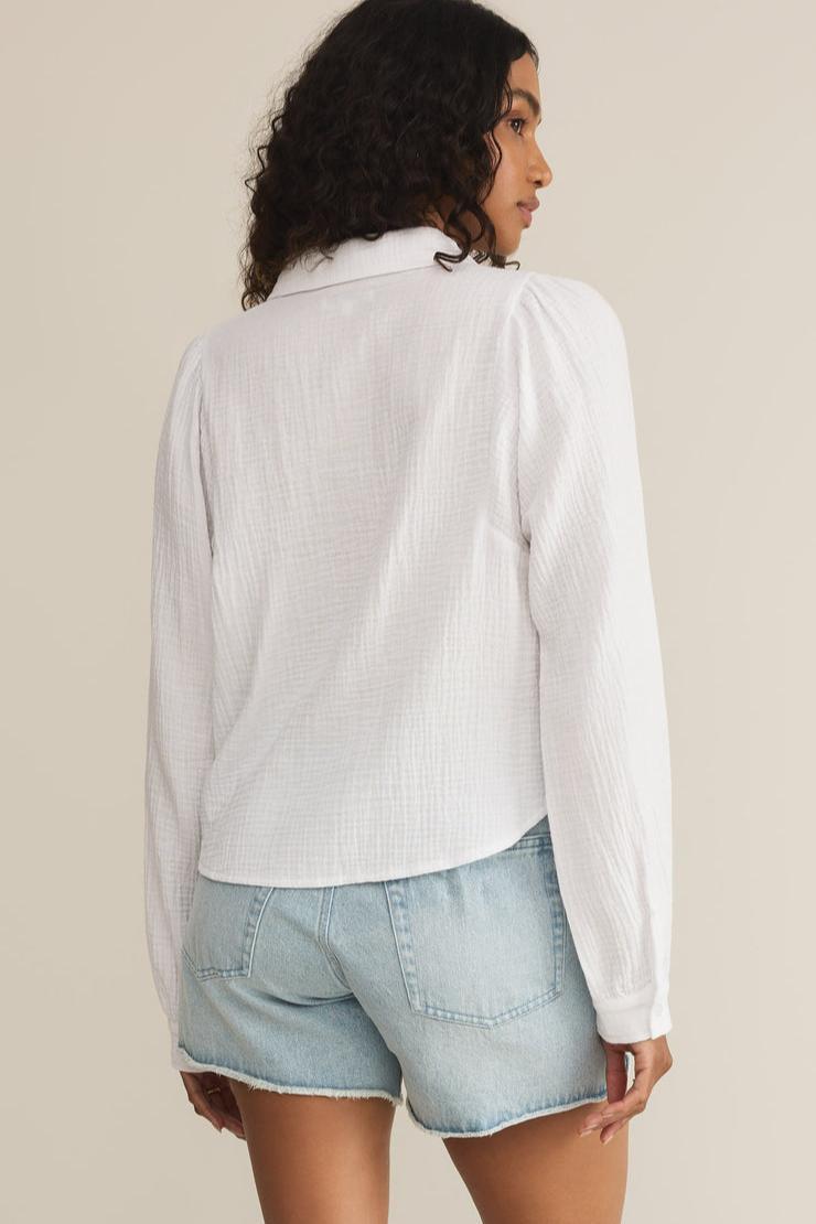 Campo Button Up Gauze Top Product Image