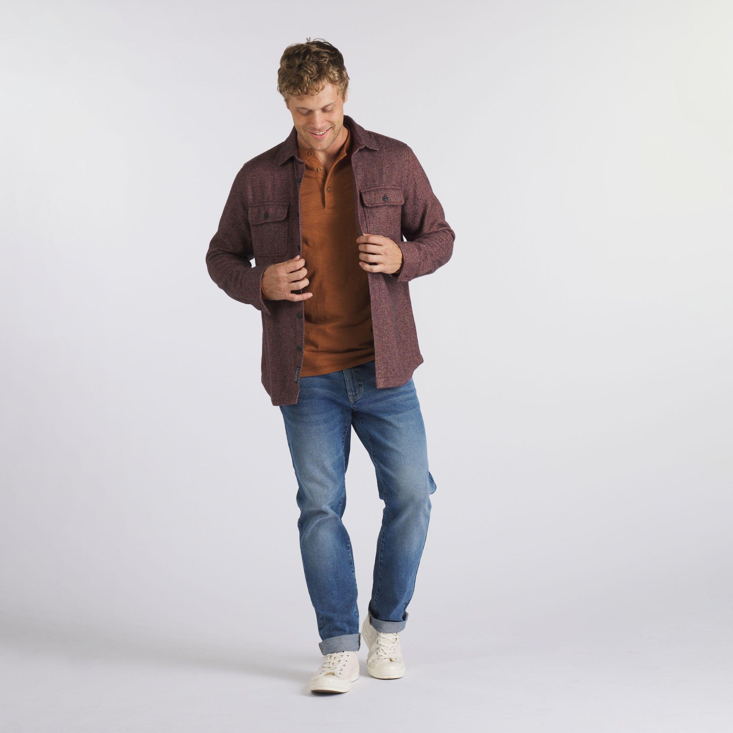 Edward Stretch Straight Fit Denim - Vintage Wash Product Image