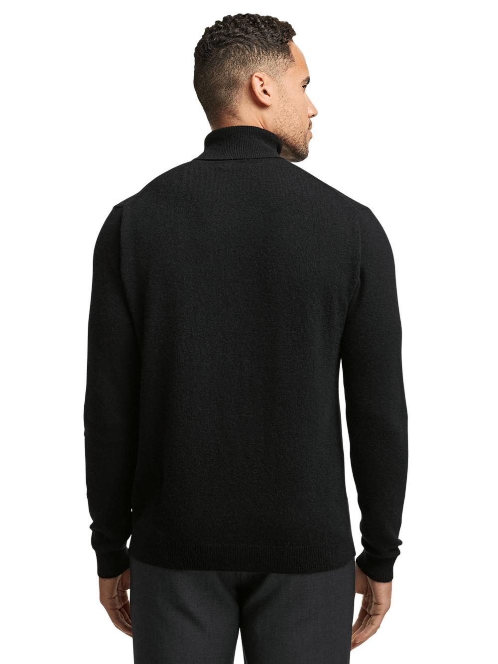 Cashmere Turtleneck Sweater - Black Product Image