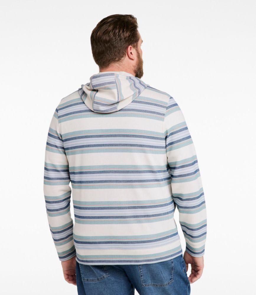Men's Comfort Stretch Performance® Piqué, Full-Zip Hoodie, Stripe Product Image