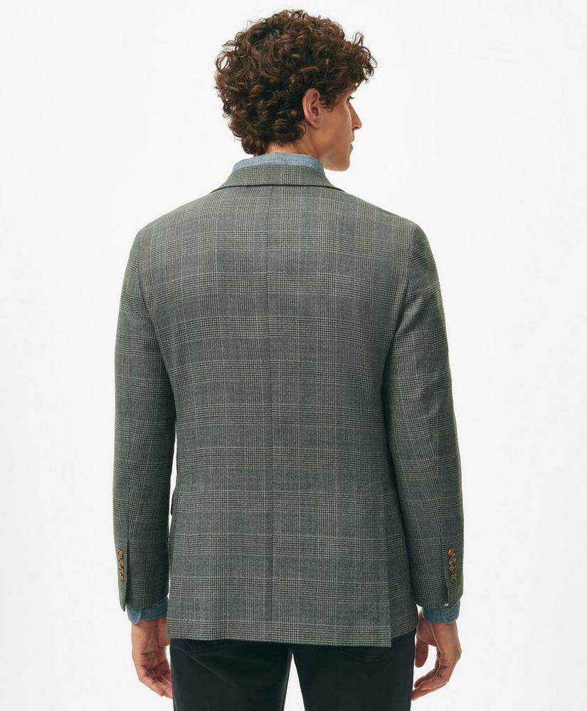 Classic Fit Checked Sport Coat in Hopsack Wool Product Image