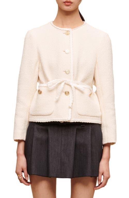Womens Belted Jacket Product Image