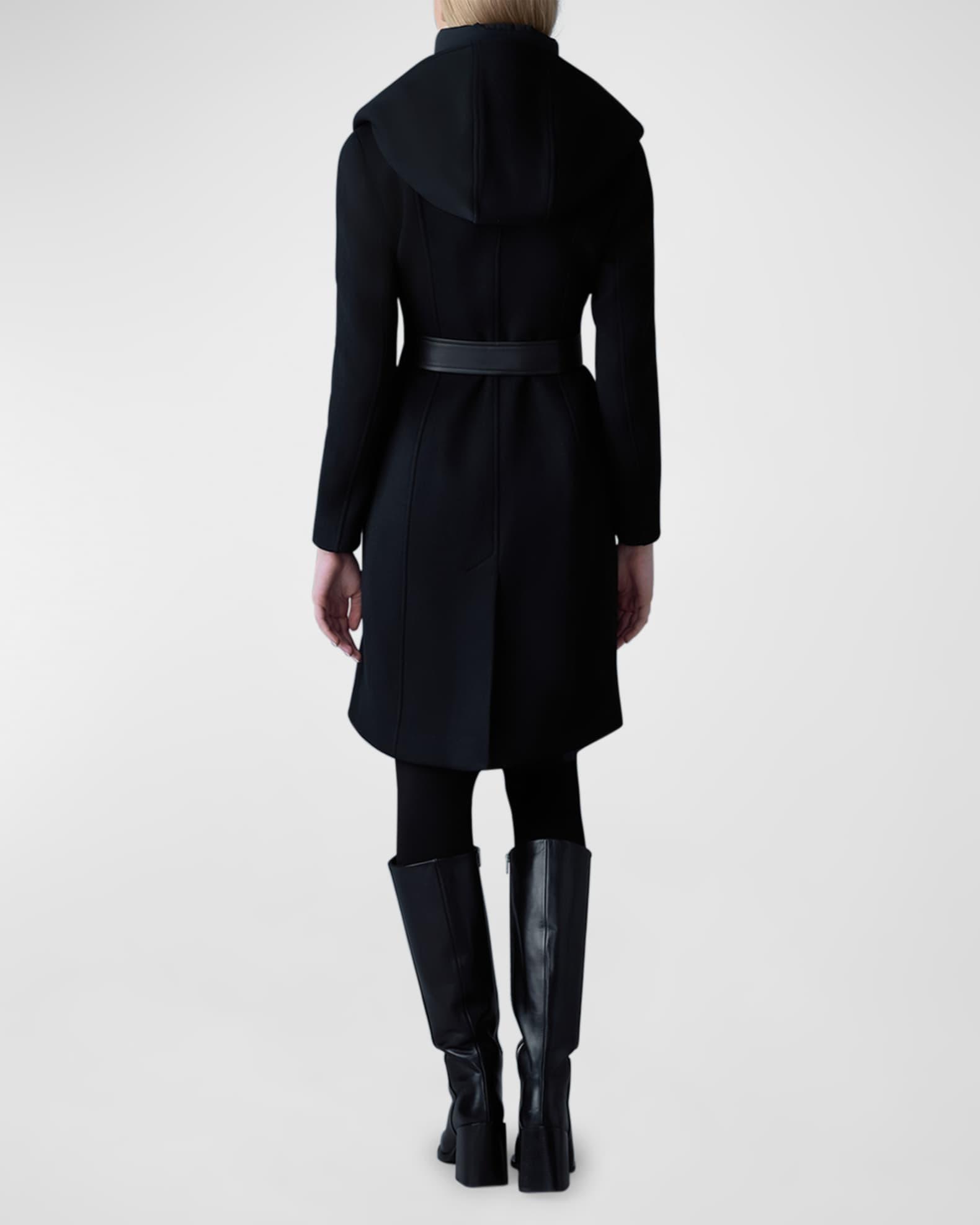Shia 2-in-1 Double-Face Wool Coat with Removable Bib Product Image