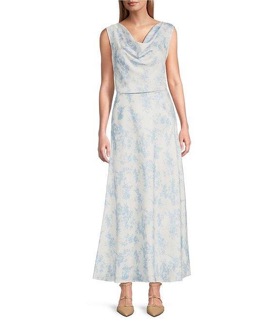 Preston & York Janet Toile A line Silhouette Midi Skirt Product Image