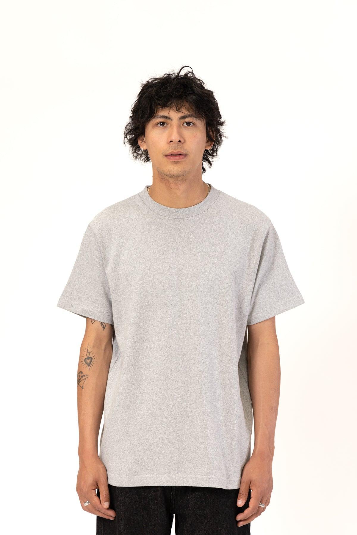 Power Goods - Super Weight T-Shirt - Heather Grey Product Image
