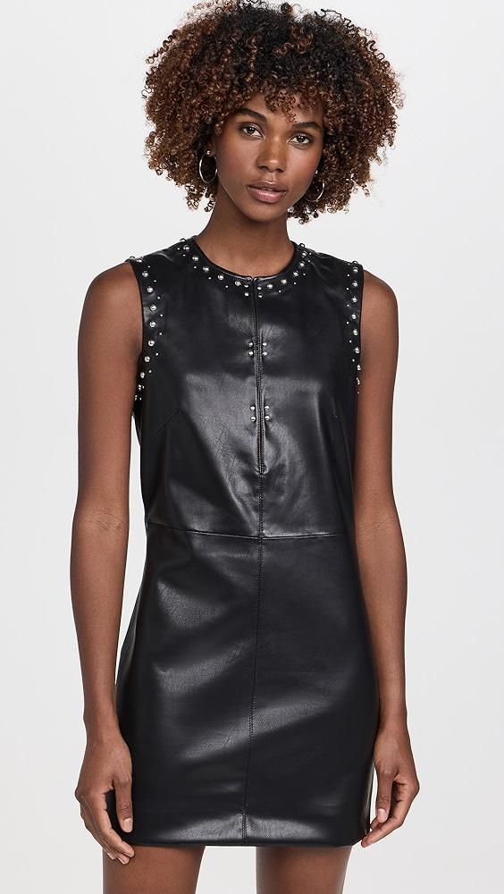 rag & bone Brigette Faux Leather Dress | Shopbop Product Image
