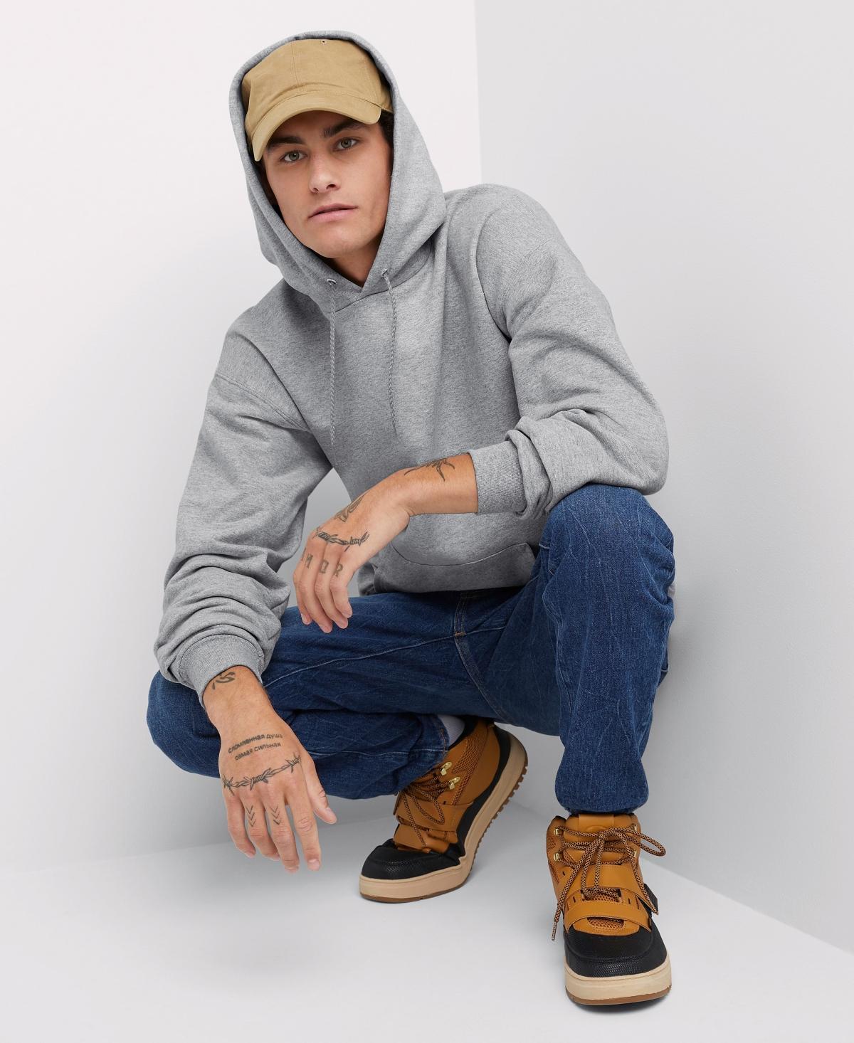 Men's Hanes Ultimate® Fleece Pullover Hoodie, Size: Small, Blue Product Image