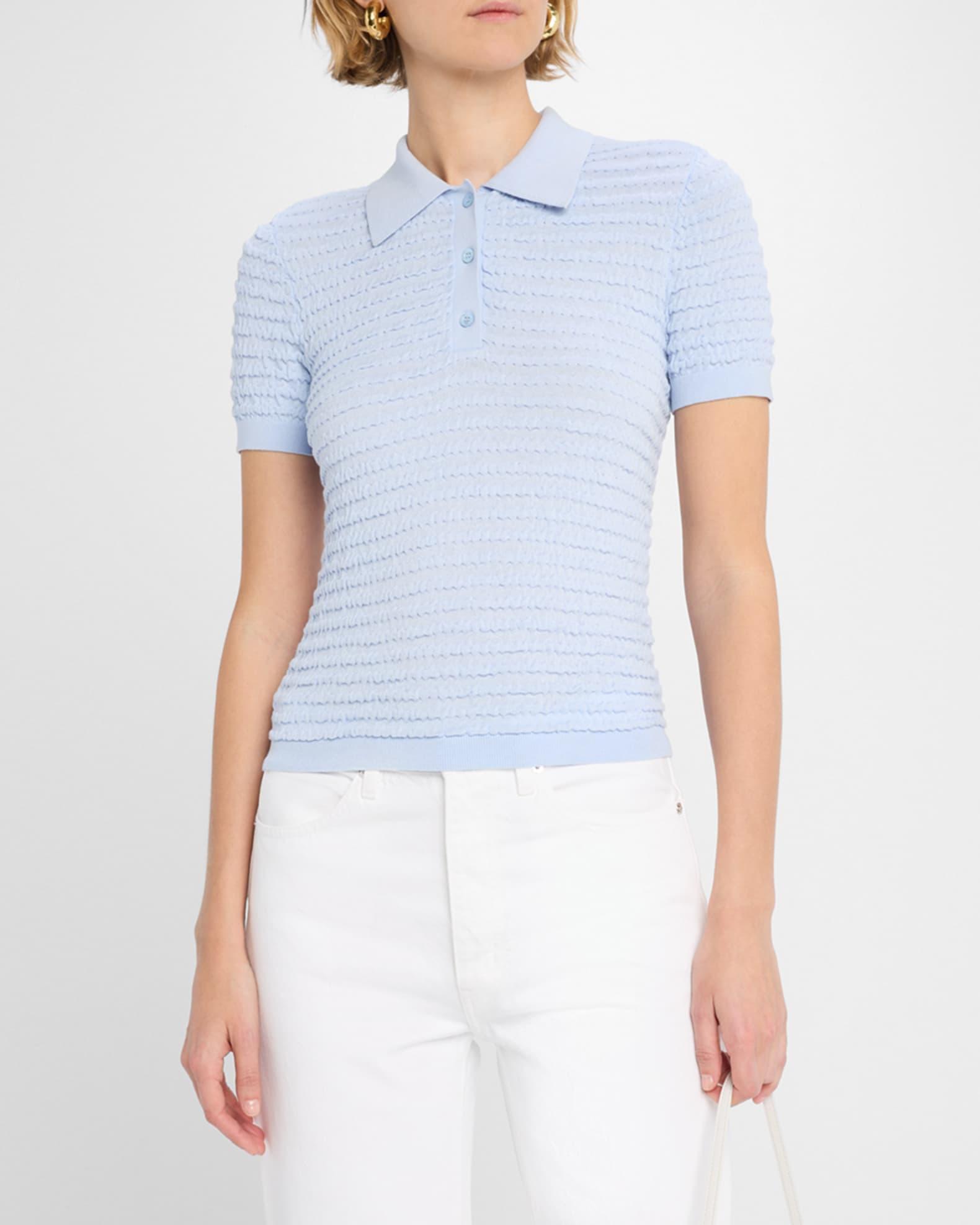 The Smocked Polo Shirt Product Image
