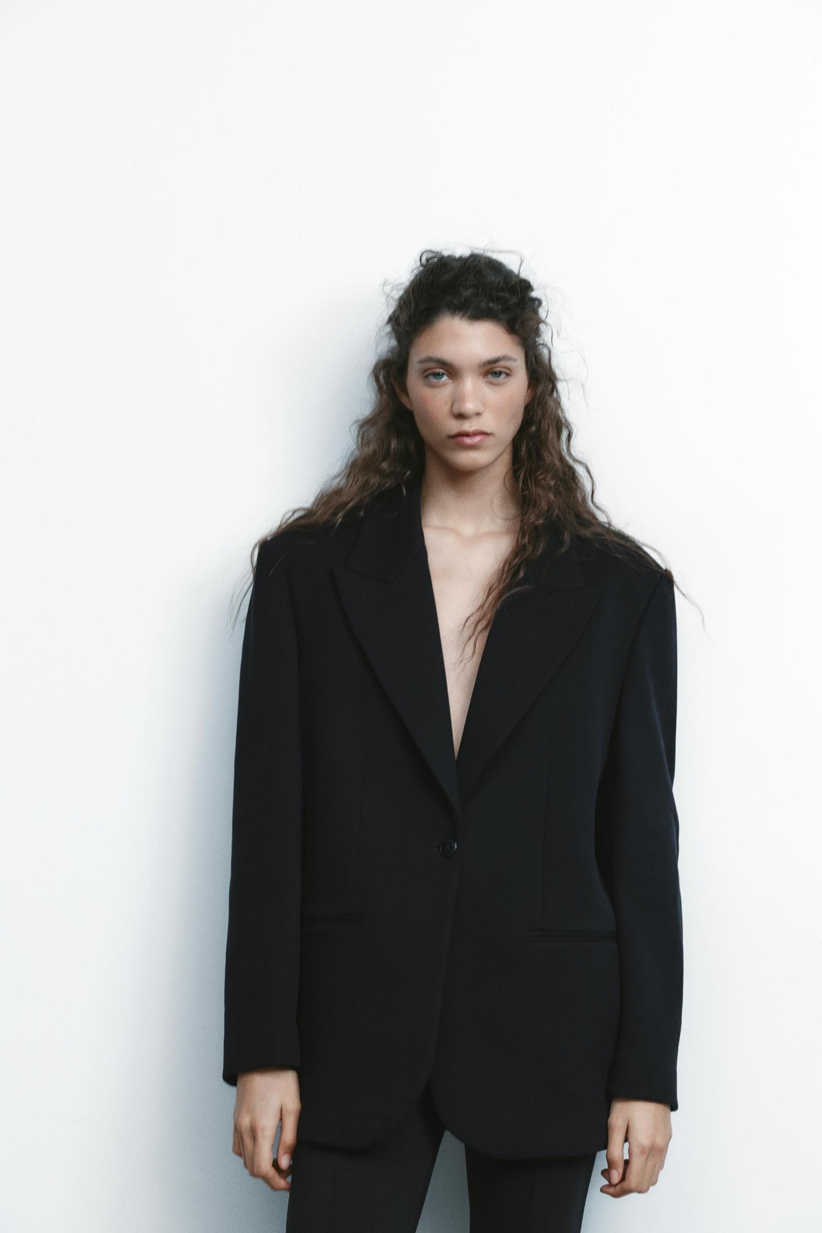 OVERSIZED FLEECE BLAZER Product Image