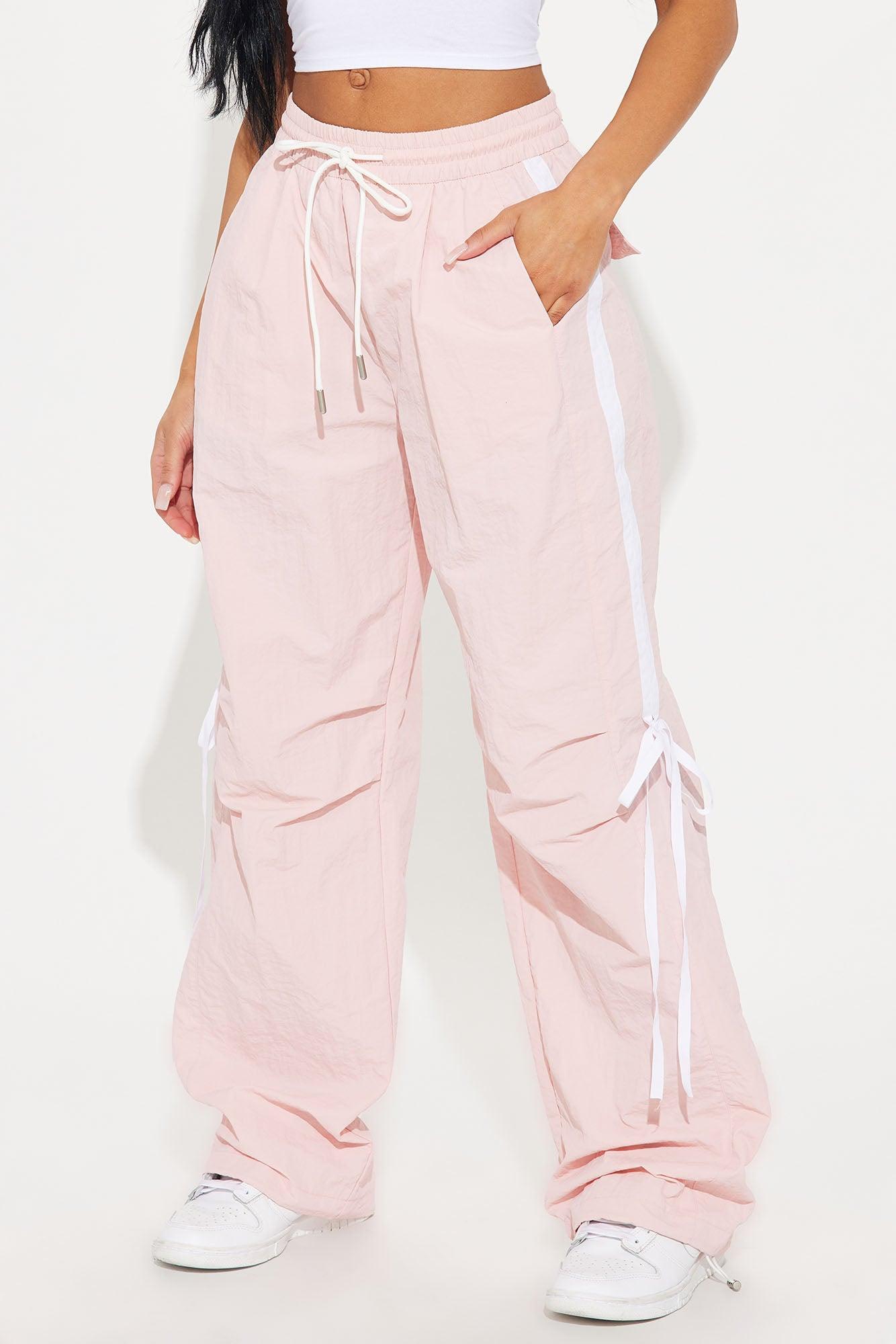 Taura Windbreaker Track Pant - Blush Product Image