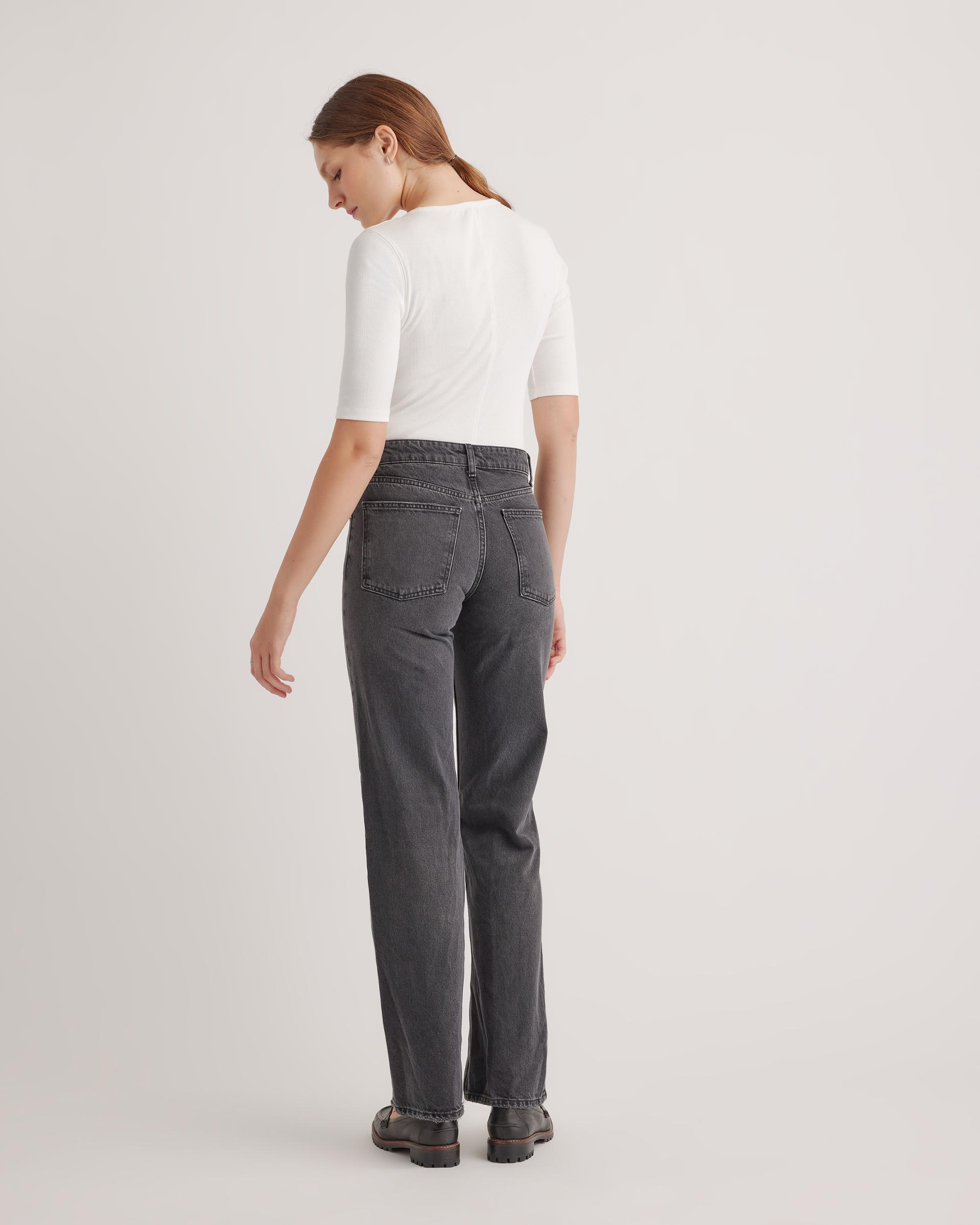Quince | Women's Micro-Rib Elbow Sleeve T-Shirt Size XS, Organic Cotton Product Image