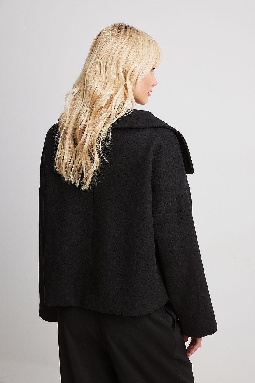 Double Breasted Short Coat Product Image