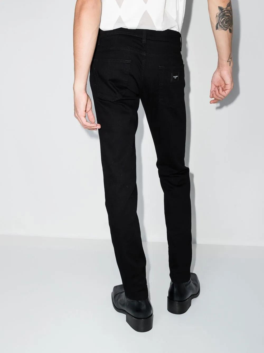 logo-patch slim-fit jeans Product Image