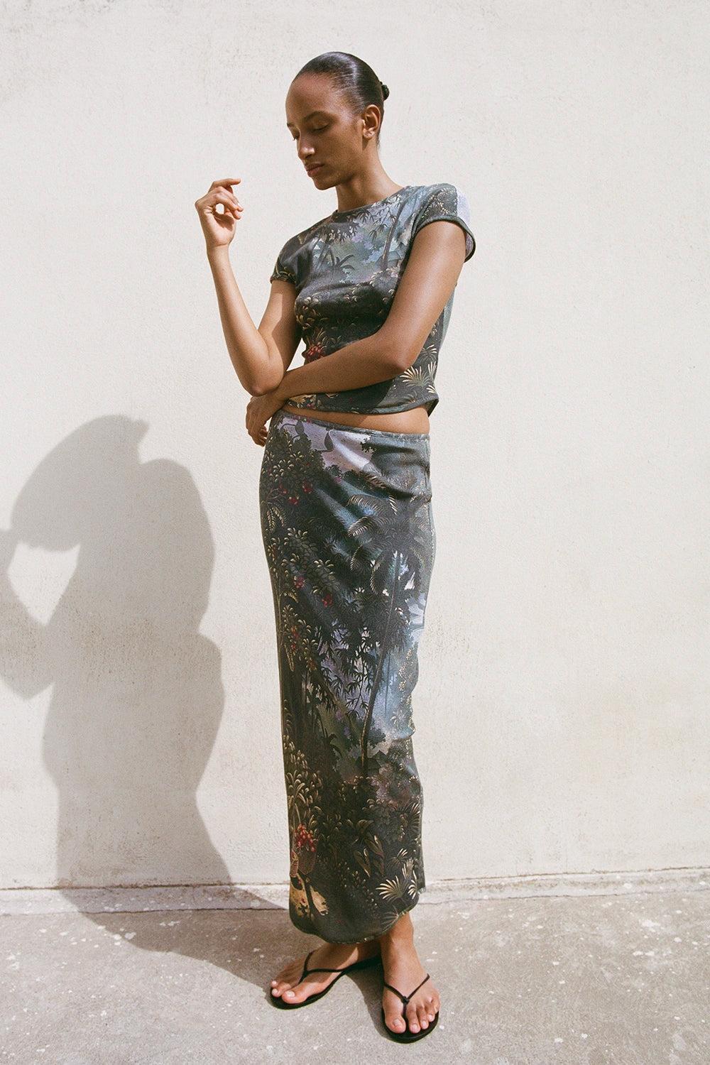 Loire Dress Balinese Landscape - Final Sale Product Image
