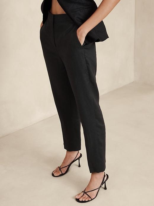Lina Slim Linen Pant Product Image