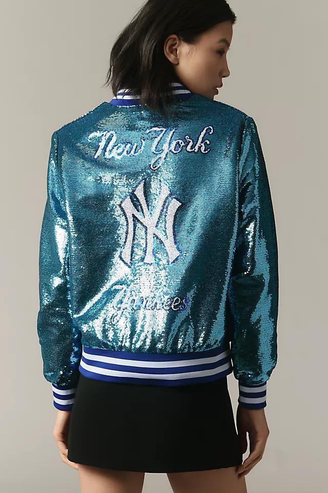 The Wild Collective NY Yankees Sequin Bomber Jacket Product Image