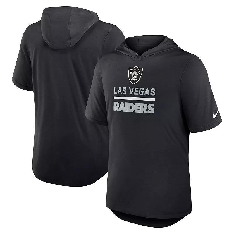 Men's Nike Royal Indianapolis Colts Lockup Tri-Blend Hoodie T-Shirt, Size: XL, Blue Product Image