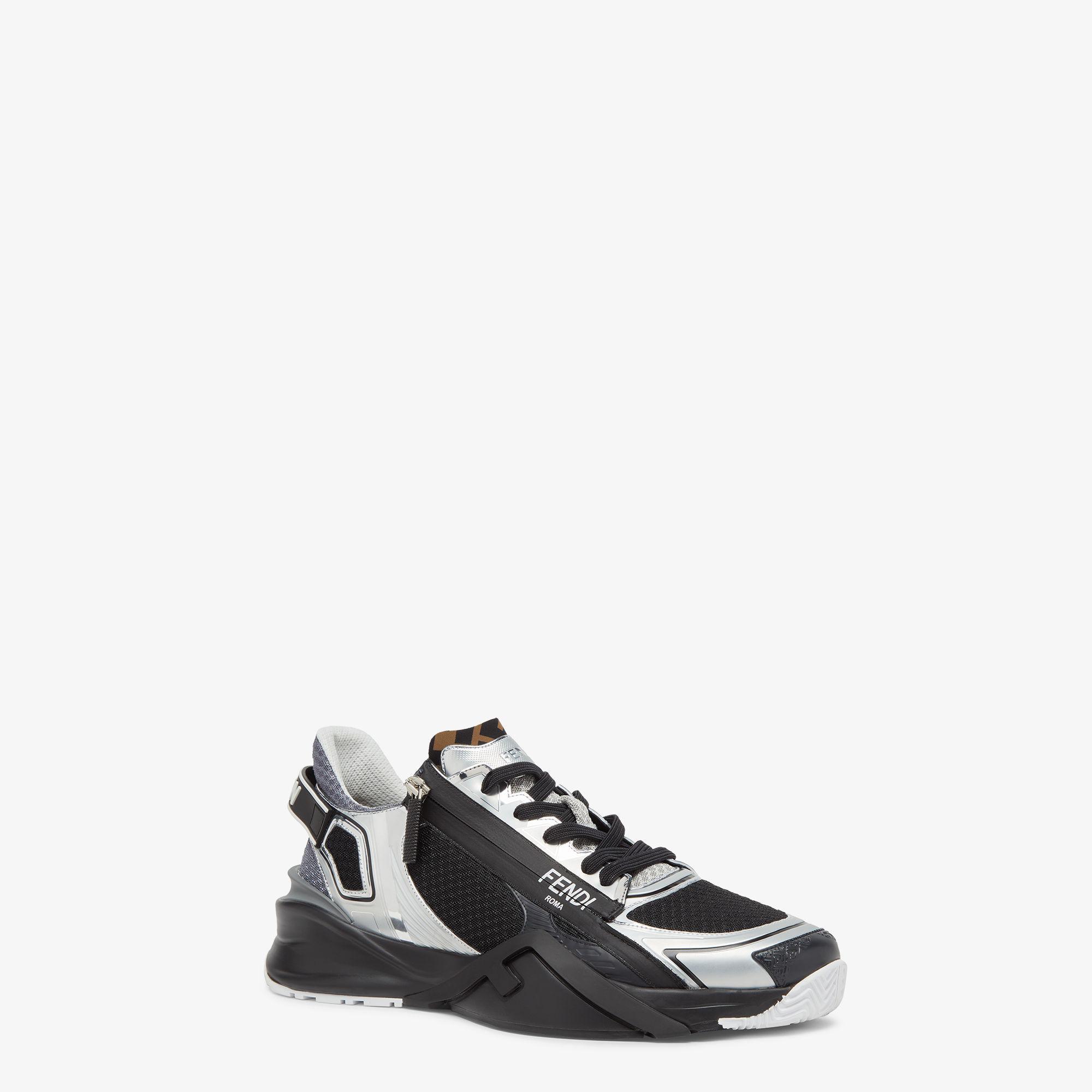 Fendi Flow SneakersBlack technical mesh running sneakers Product Image