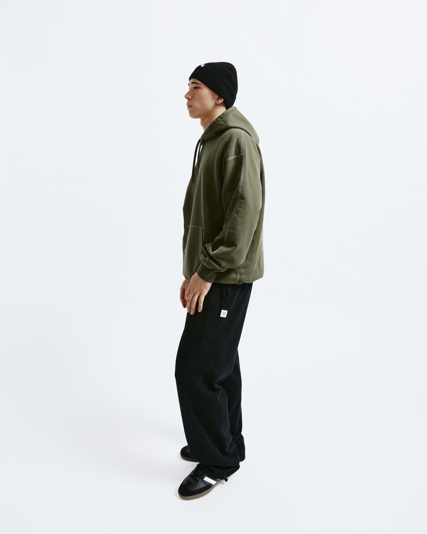 Midweight Terry Relaxed Hoodie - Vault Male Product Image