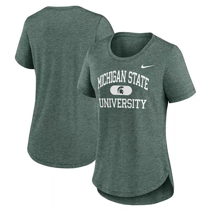 Women's Nike  Green Green Bay Packers Historic Slub Fashion T-Shirt, Size: Large Product Image