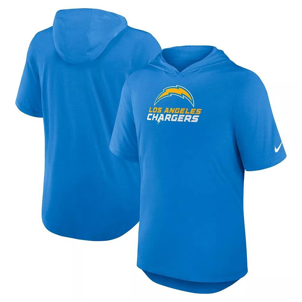 Men's Nike Royal Indianapolis Colts Lockup Tri-Blend Hoodie T-Shirt, Size: XL, Blue Product Image