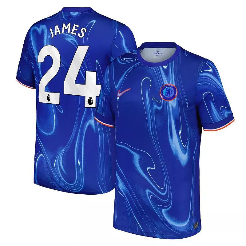 Men's Nike Enzo Fern��ndez Blue Chelsea 2024/25 Home Replica Player Jersey, Size: Large, Chl Blue Product Image