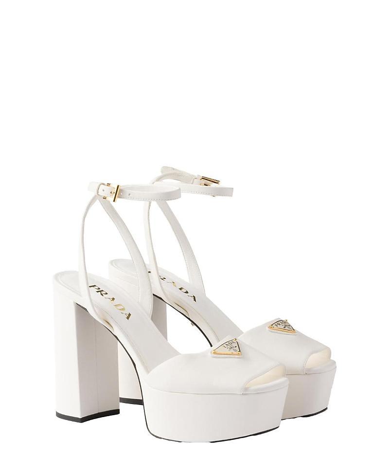 Prada Womens Nappa Leather Platform Sandals Product Image