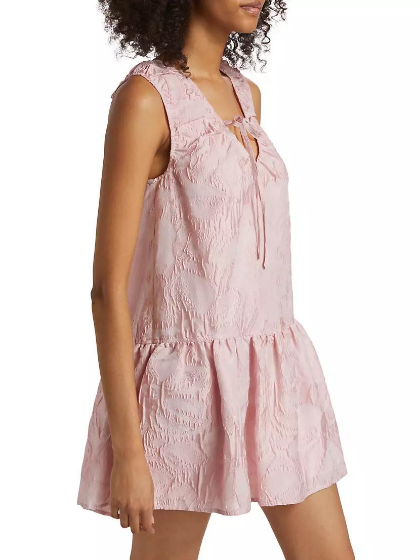 Textured Cloqué Minidress Product Image