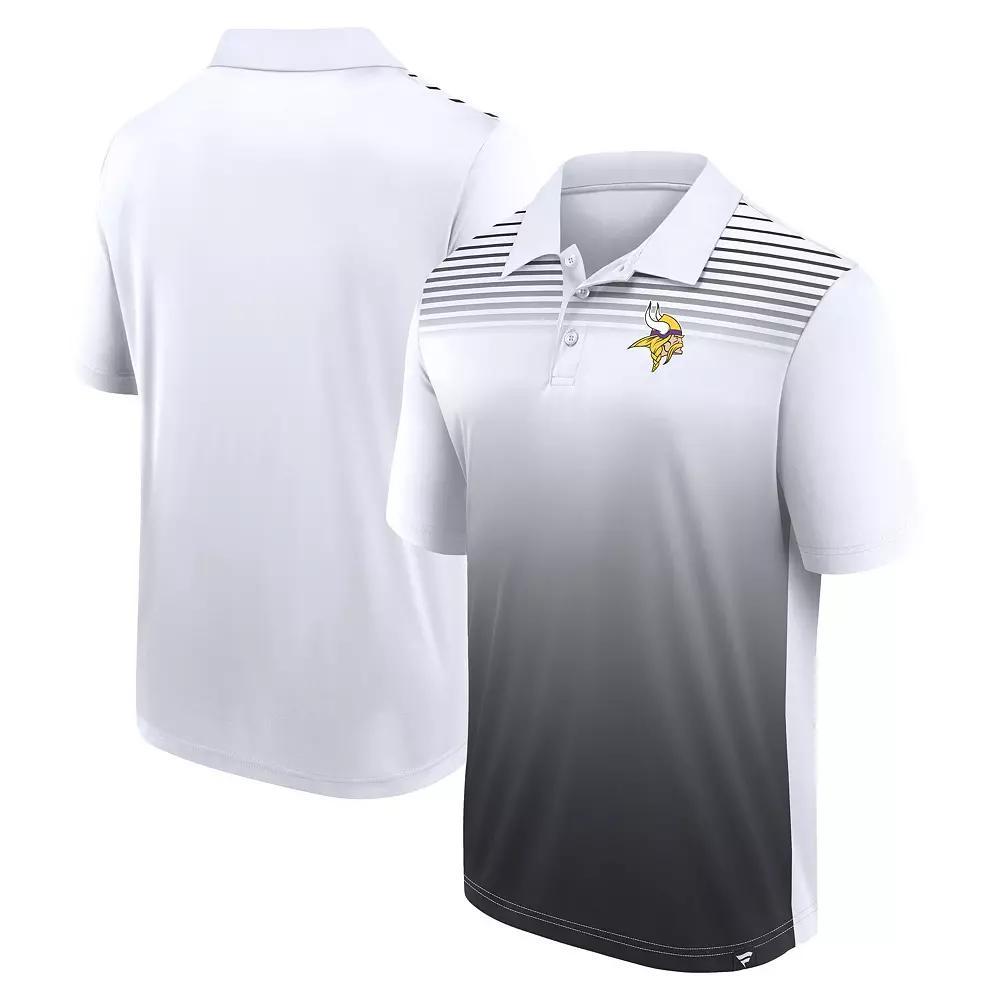 Men's White/Black Carolina Panthers Sandlot Game Polo, Size: Large Product Image