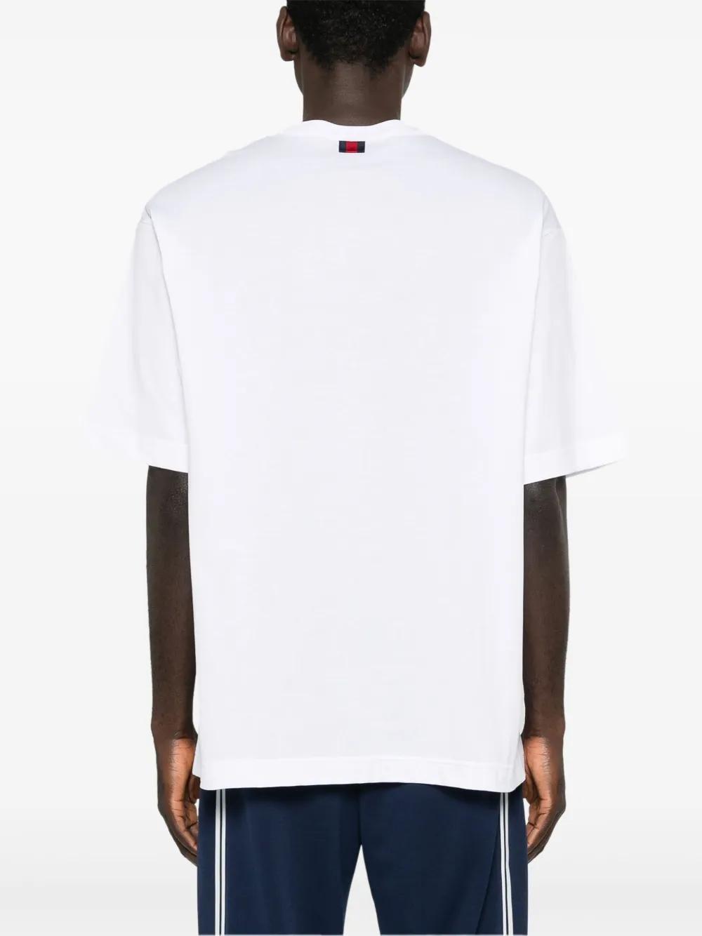 logo-embroidered cotton T-shirt Product Image