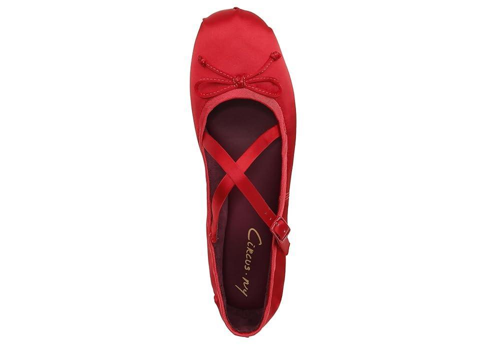 Circus NY by Sam Edelman Zuri Satin Bow Mary Jane Ballerina Flats Product Image
