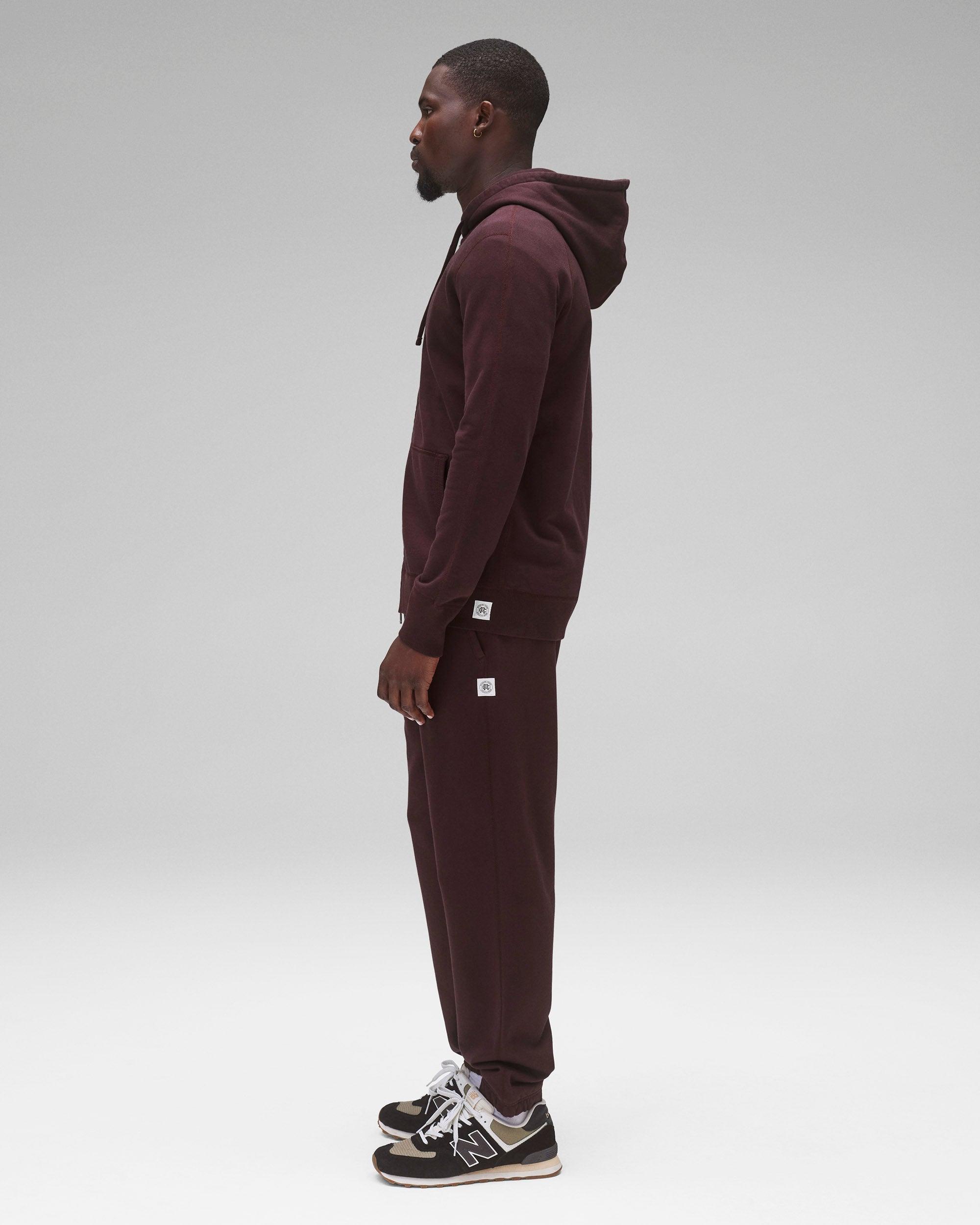 Midweight Terry Slim Zip Hoodie Male Product Image
