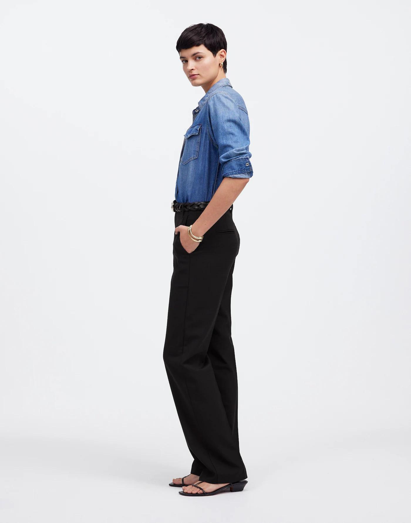 Tall Slouchy Straight Pants Product Image