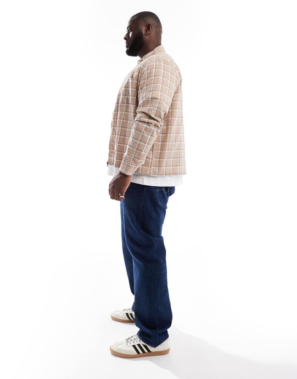 Levi's Big & Tall 501 Original straight fit jeans in mid wash Product Image