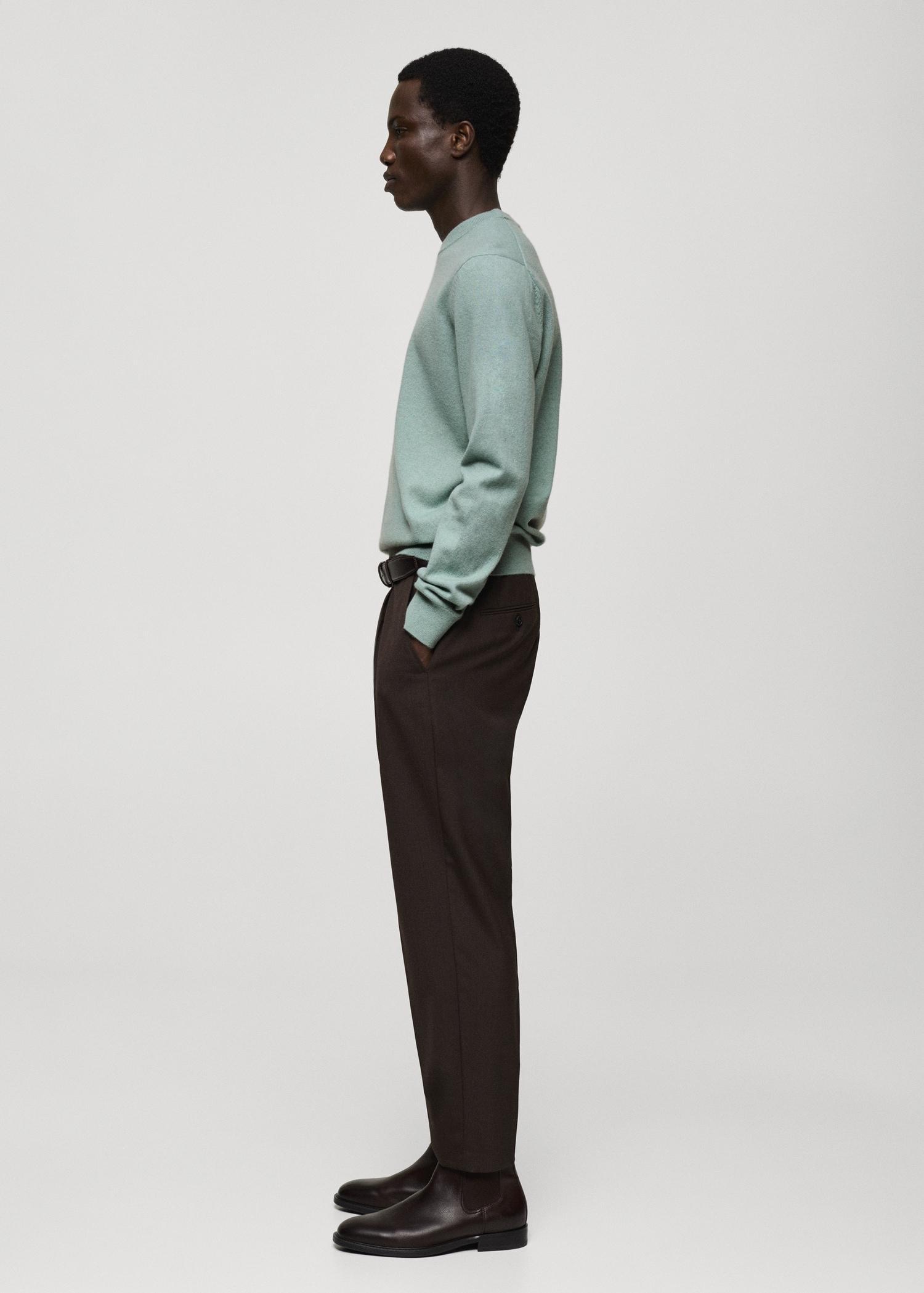 100% cashmere regular-fit sweater - Men | MANGO USA Product Image