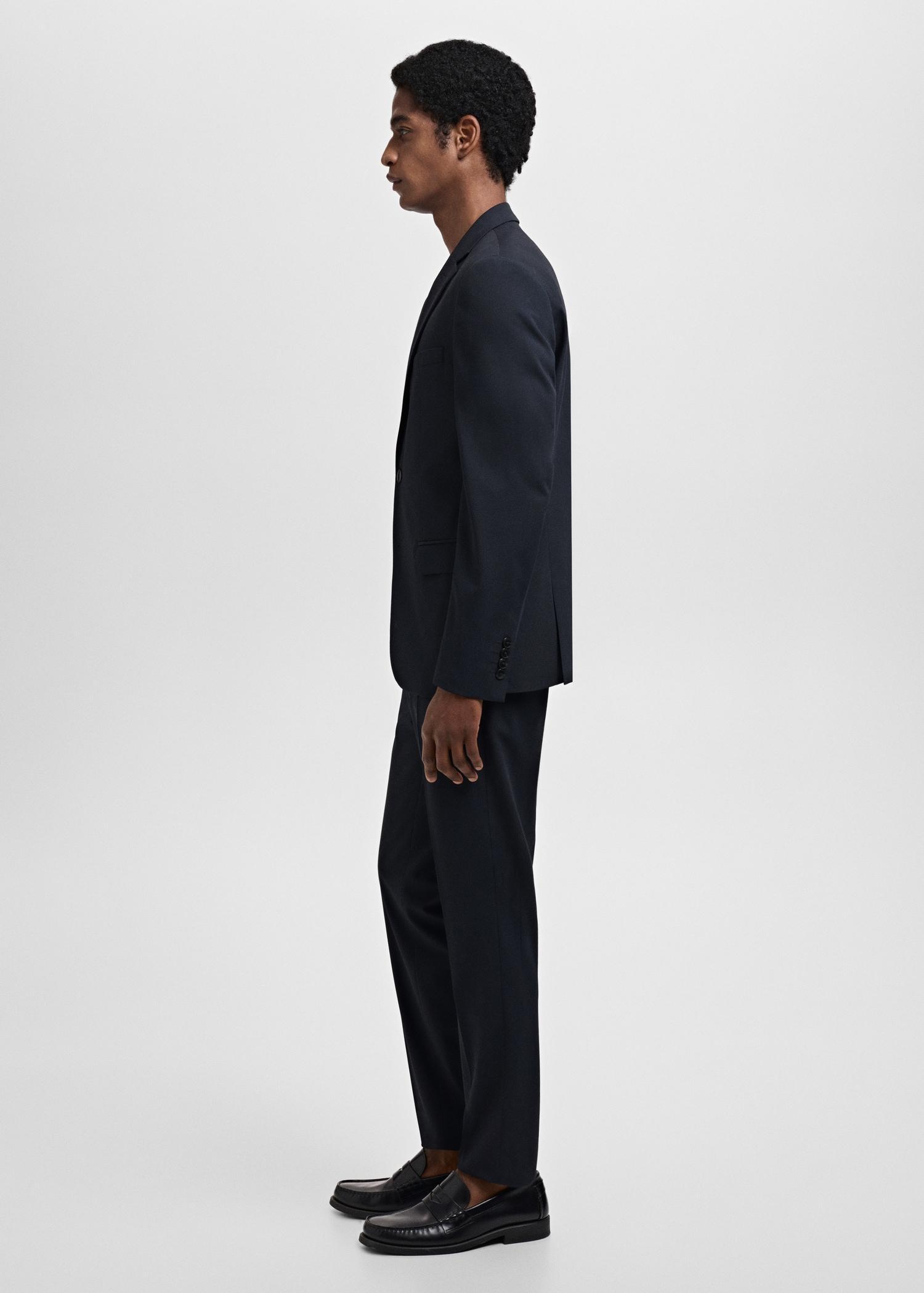 Stretch fabric super slim-fit suit trousers - Men | MANGO USA Product Image