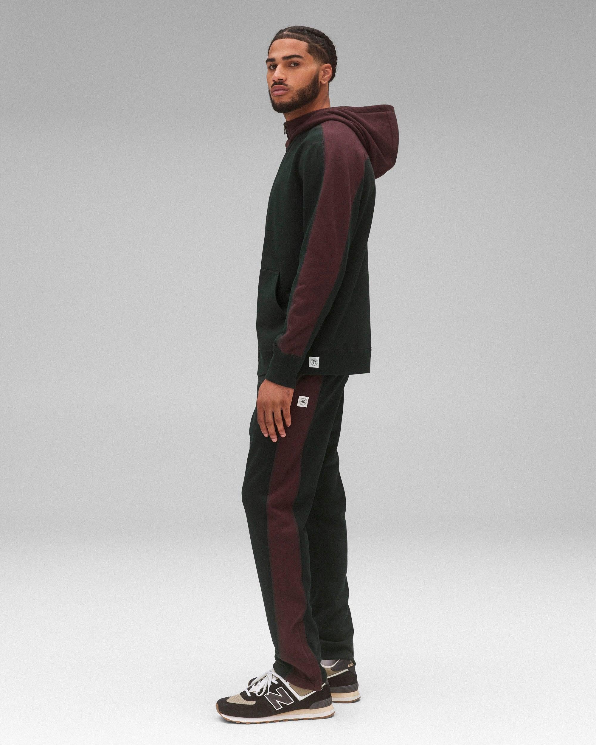 Midweight Terry Racer Slim Zip Hoodie Male Product Image