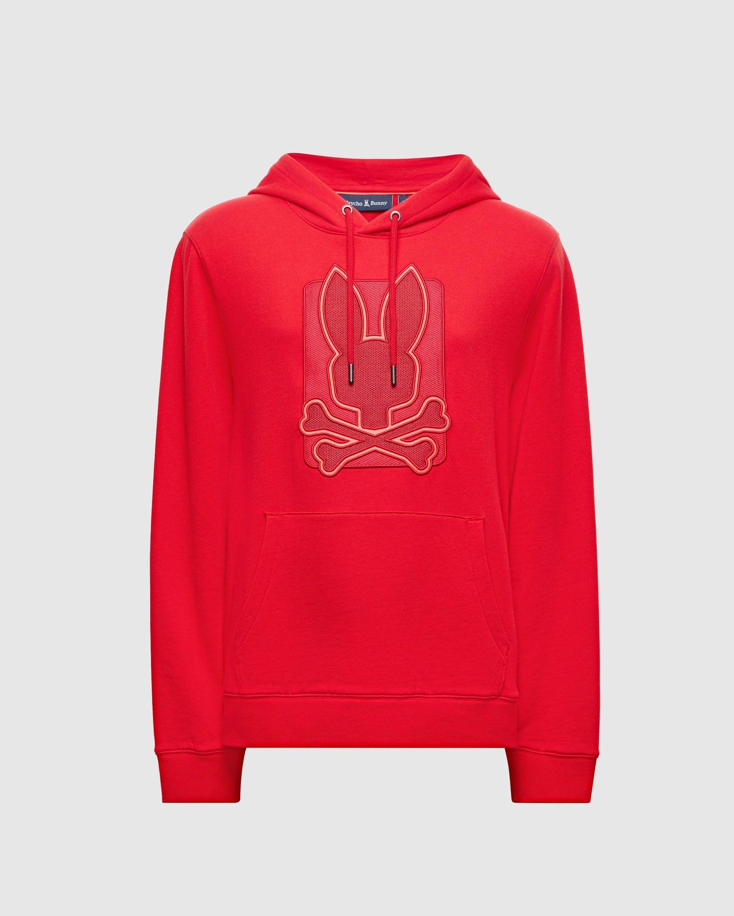Men's Pierce Essential French Terry Hoodie 621 BRILLIANT RED 2 / M Product Image