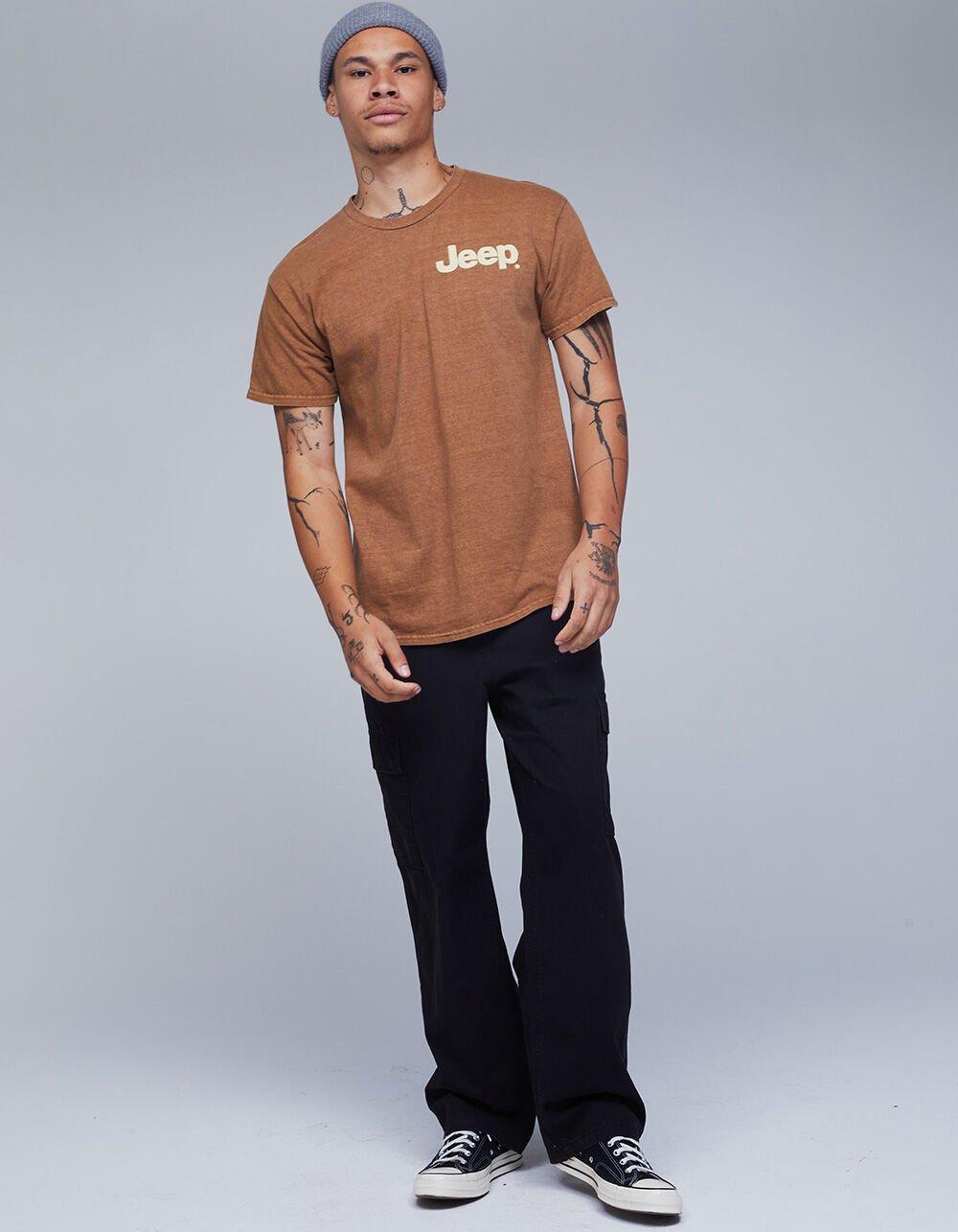 JEEP Mens Tee - BROWN Product Image