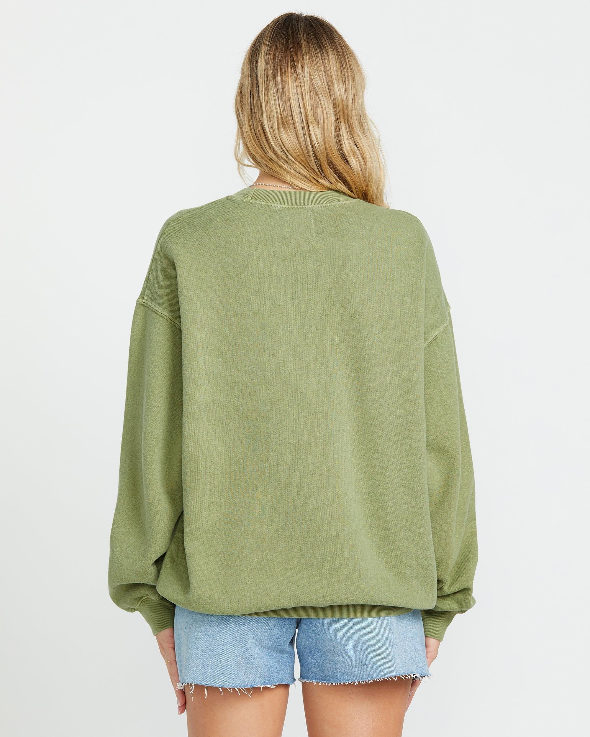 Ride In Crew Sweatshirt - Avocado Female Product Image