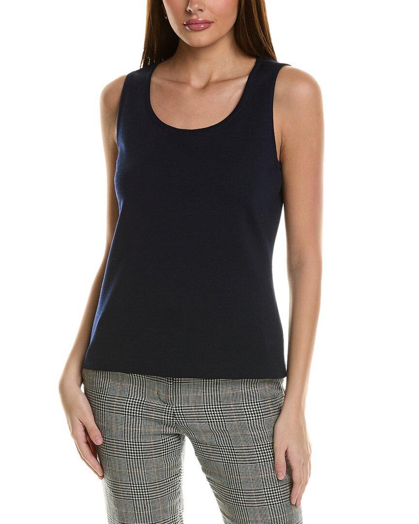 ST JOHN St. John Milano Wool-blend Tank In Black Product Image