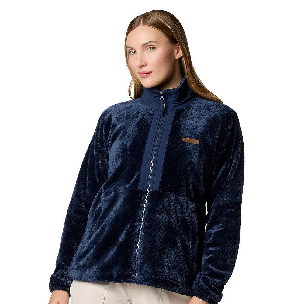 Women's Columbia Fire Side III Full Zip Jacket, Size: Large, Dark Grey Product Image