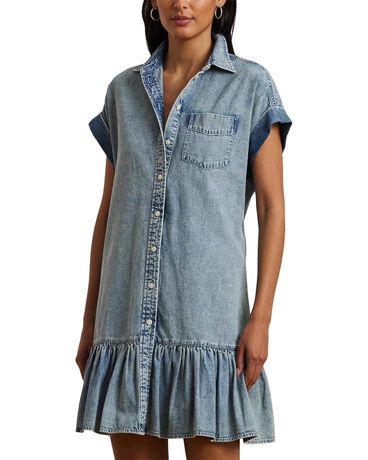 Floral Crepe Sleeveless Shirtdress Product Image
