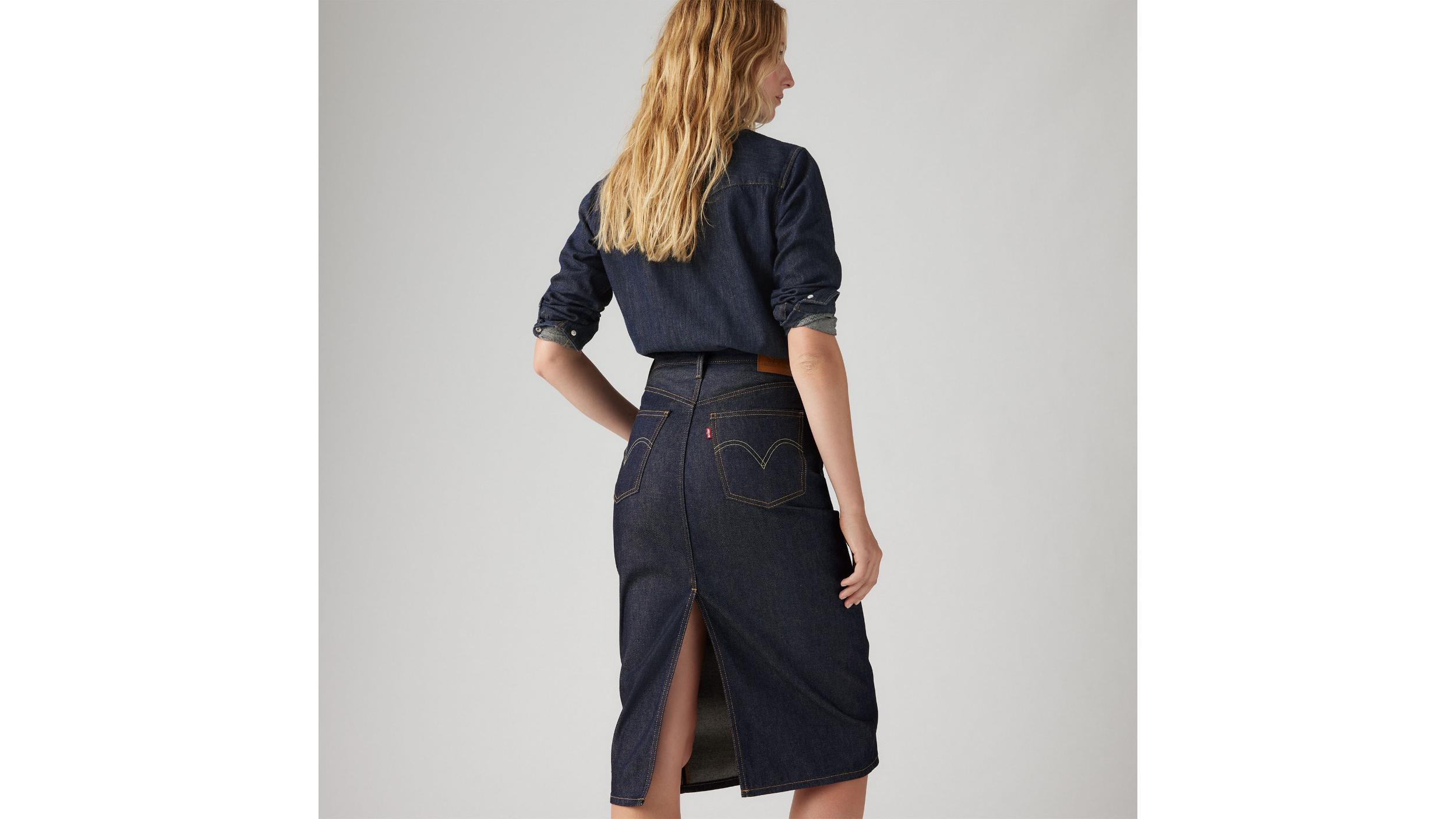 High Rise Slit Skirt Product Image