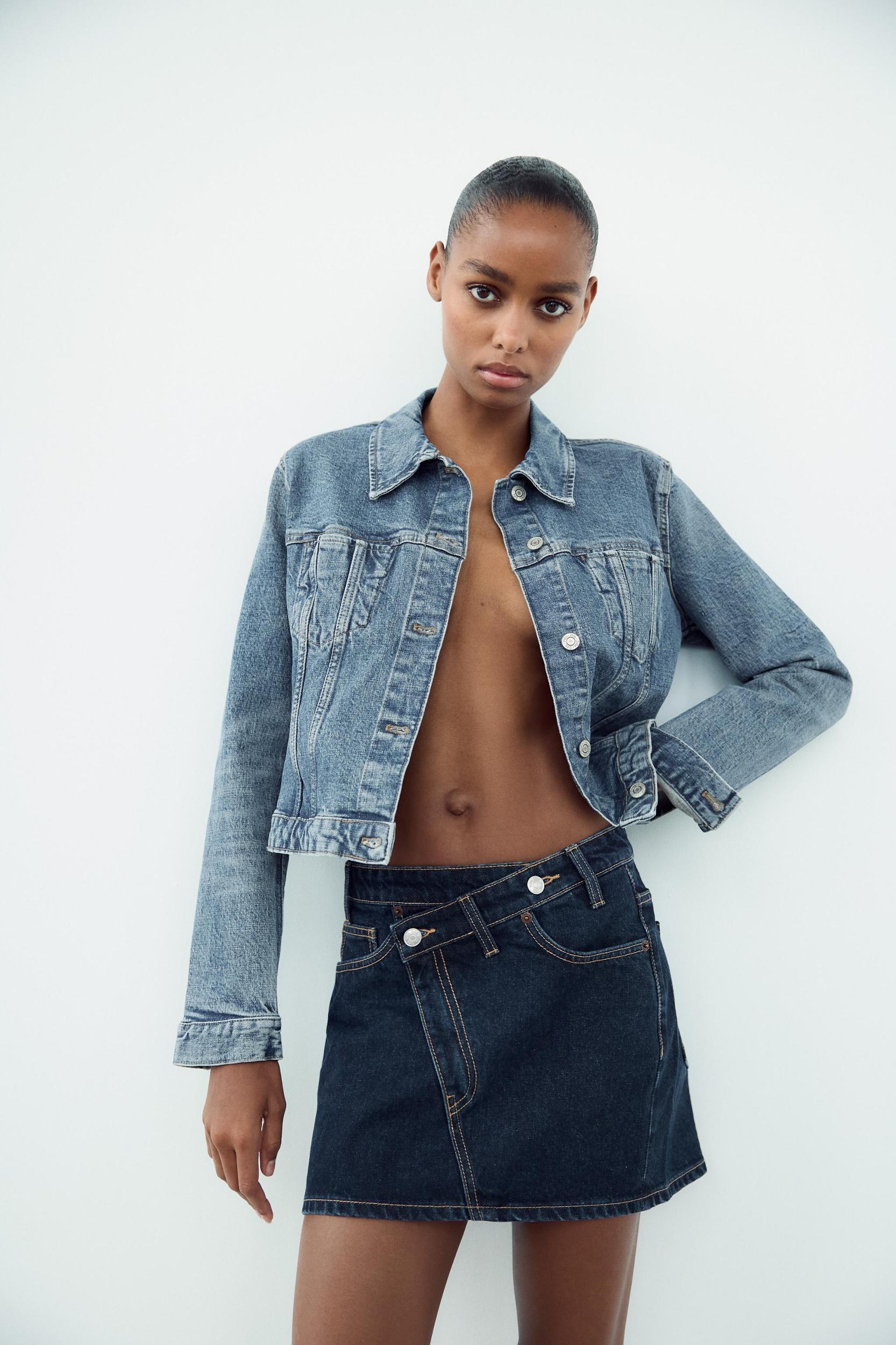 TRF DENIM MINI SKIRT Product Image
