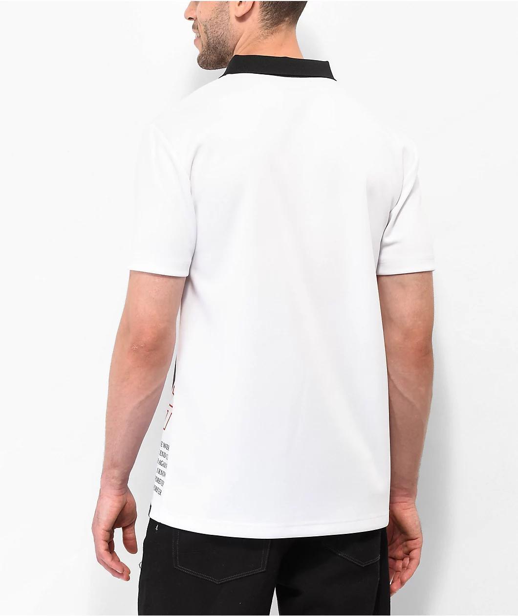 Broken Promises Cherry Bomb White & Black Soccer Jersey Product Image