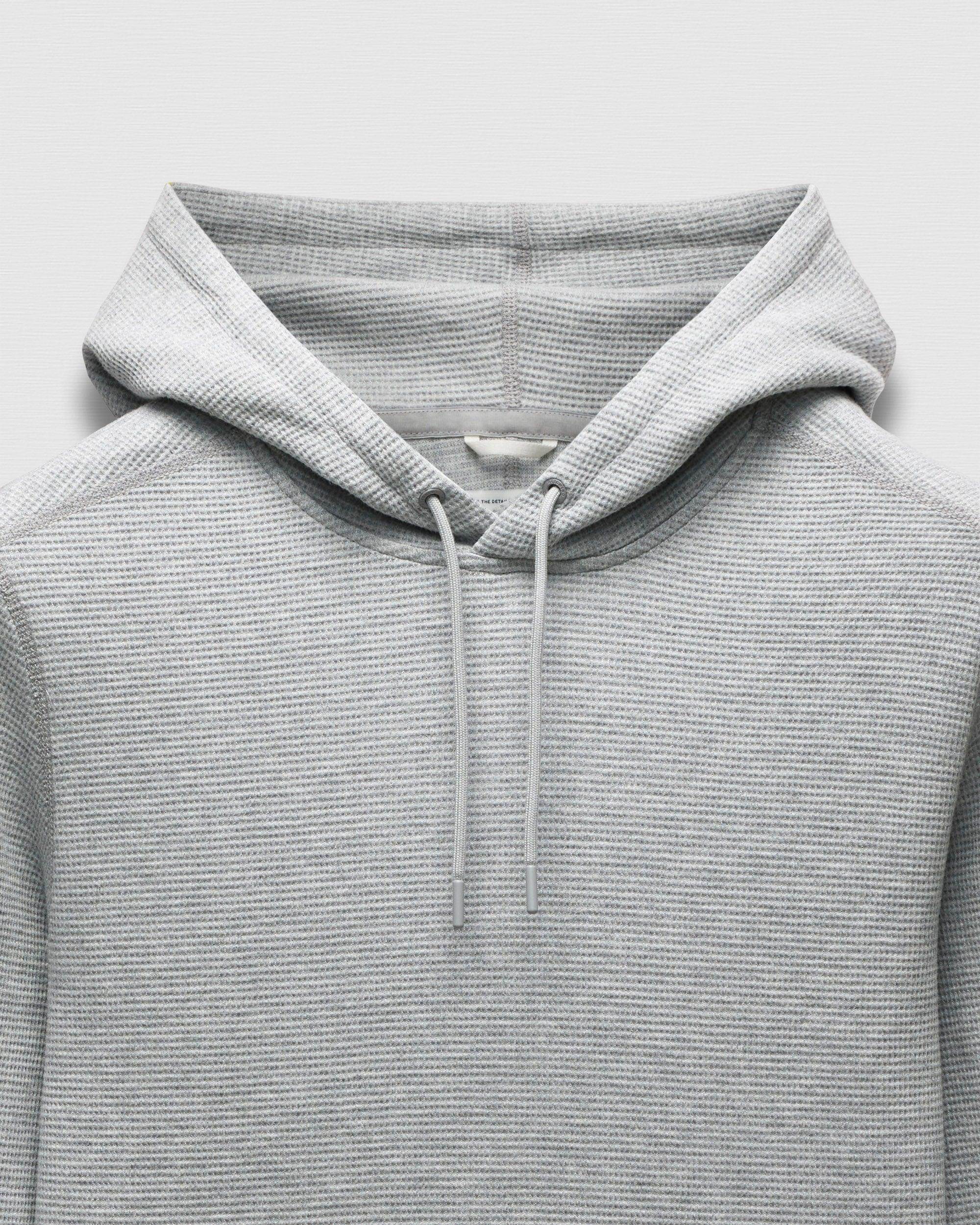 Lightweight Waffle Standard Hoodie Male Product Image